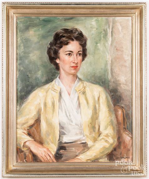 Portrait of a woman by John Fulton Folinsbee