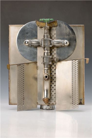 abstract composition by Albert Sous, dated 1984