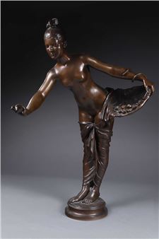 Eve or the Gatherer with the Apple Basket - Valentin Eugène Deplechin