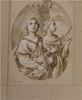 "SANTA ÚRSULA Y SANTA BÁRBARA" - Simone Gionima