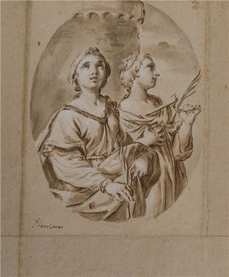 "SANTA ÚRSULA Y SANTA BÁRBARA" - Simone Gionima