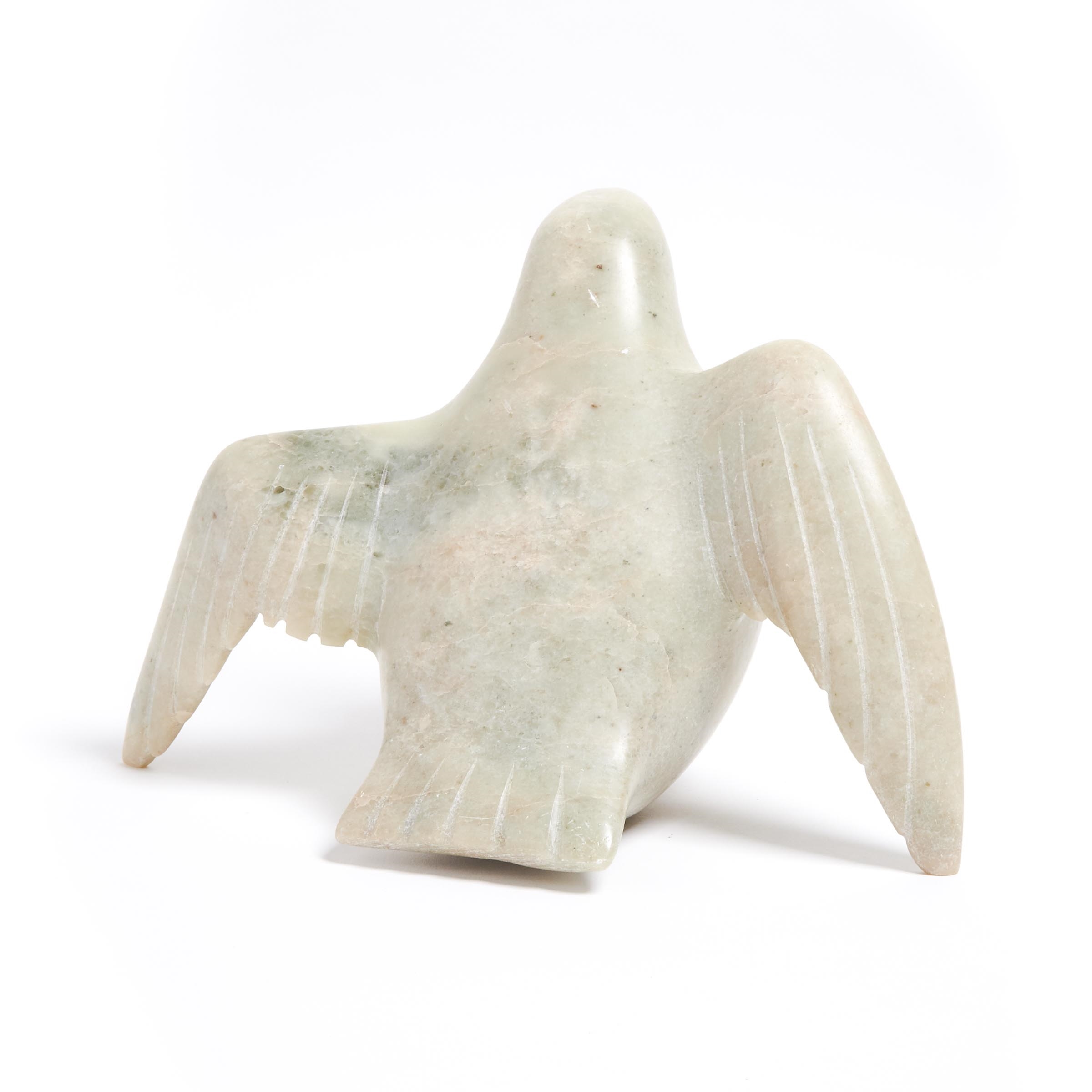 David Ruben Piqtoukun | FALCON WITH OUTSTRETCHED WINGS (1978) | MutualArt