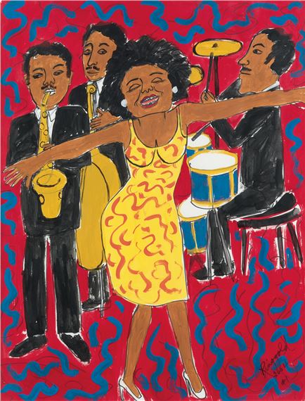 Somebody Stole My Broken Heart by Faith Ringgold, 2004