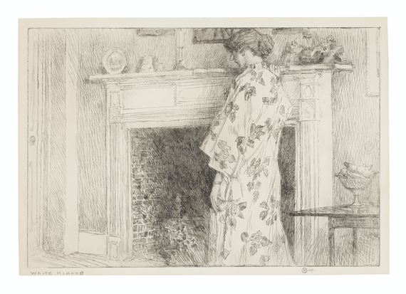 The White Kimono by Childe Hassam, 1915