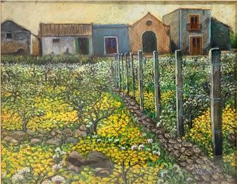 Field in bloom - Adelaida Paterno