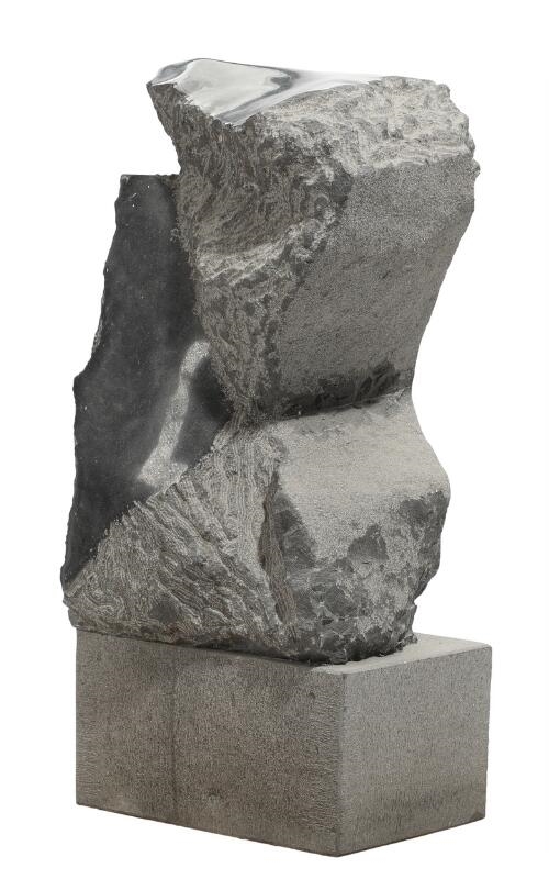 Artwork by Niels Peter Bruun Nielsen, Organic form, Made of polished black granite sculpture