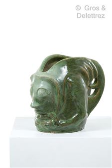 Grotesque head - Francisco Durrio