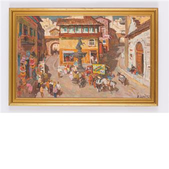 Piazza spagnola - Vadim Ivanovich Odajnik