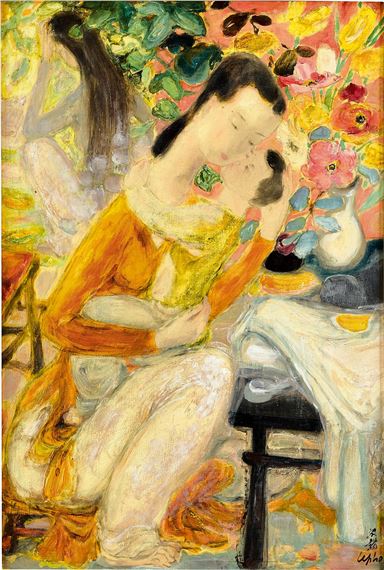 Mother and Child ĸc by Lê Ph?, circa 27