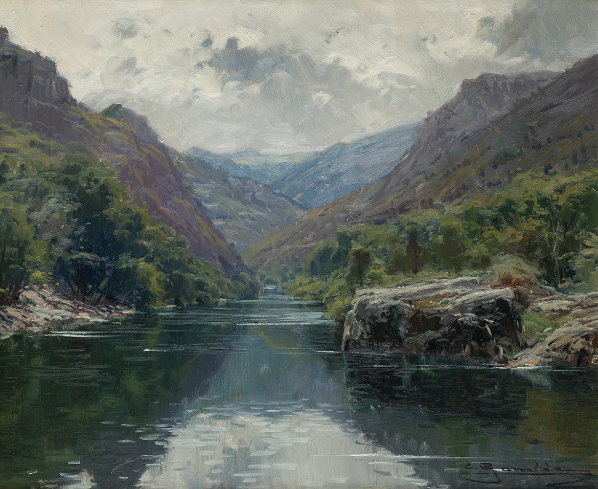el-as-garralda-alzugaray-paisaje-con-lago-y-monta-as-mutualart