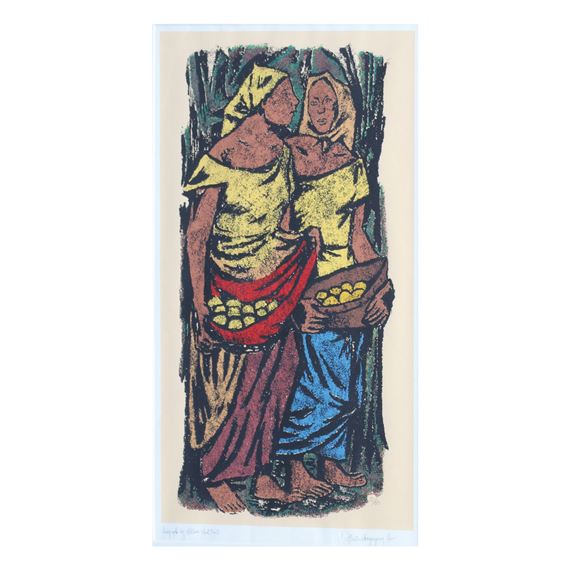 Two Women by Anita Magsaysay-Ho, dated 2000