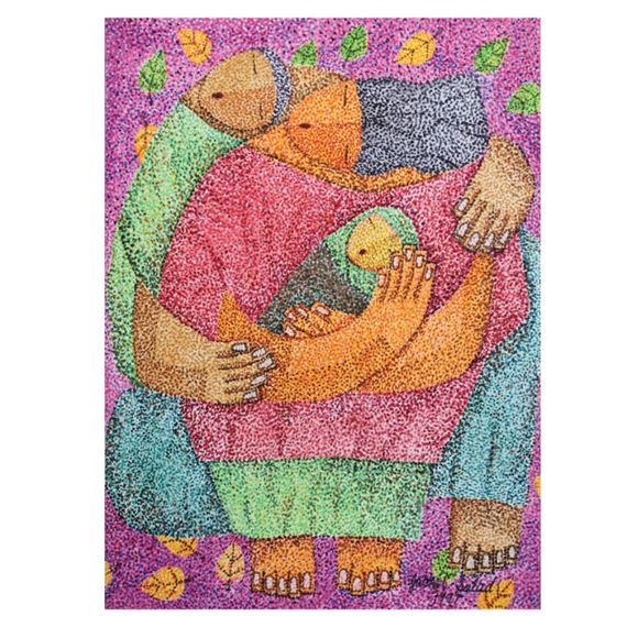 Family by Jack Salud, dated 1997