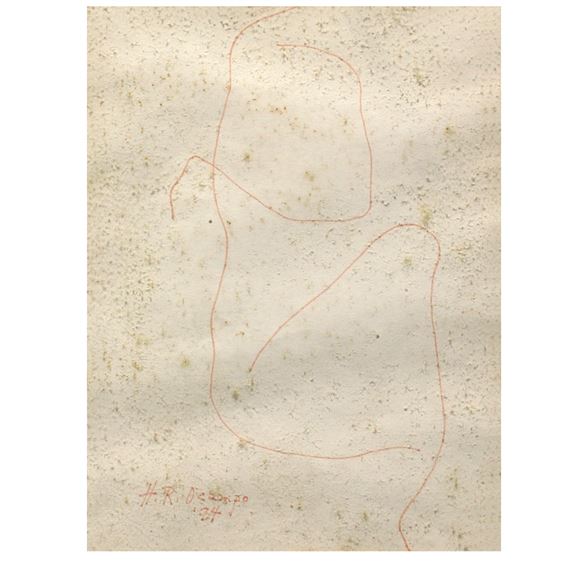 Untitled (Abstract) by Hernando Ocampo, dated 1974