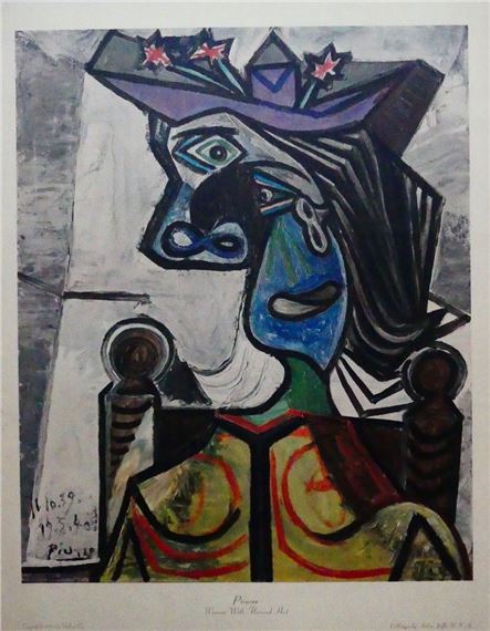 La Femme ? la collerette bleue/ピカソ/額装品