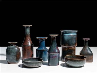 Suite de huit vases - Stig Lindberg