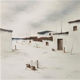 Pueblo de pescadores - Adolfo Sayago