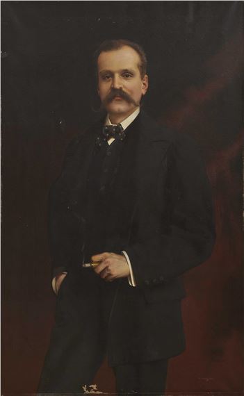 PORTRAIT OF A GENTLEMAN by Vittorio Matteo Corcos, 1905
