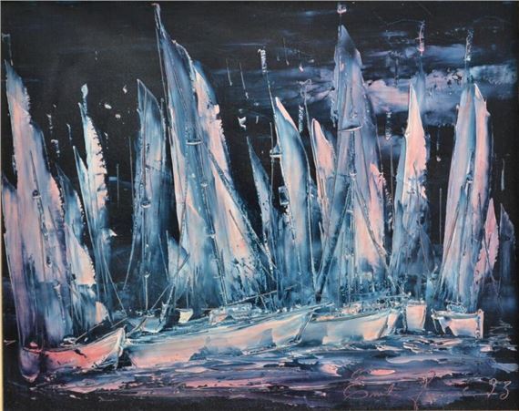 LE DÉPART by Emile Gerard, 1993.