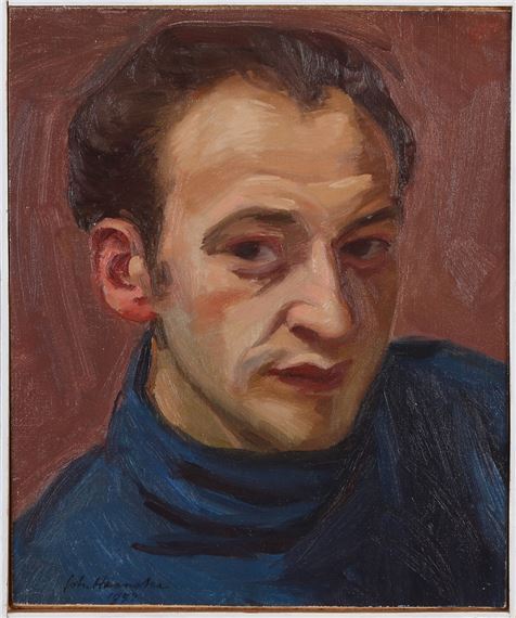 Portret Theo Wolvecamp by Johan Haanstra, 1952