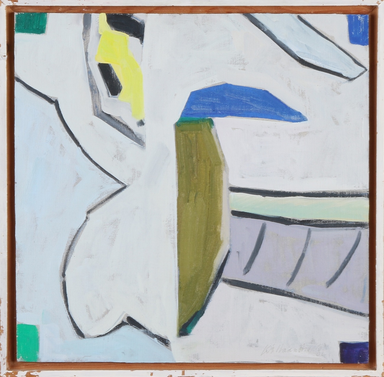 Artwork by Johan Haanstra, Abstract, Made of Oil on linen