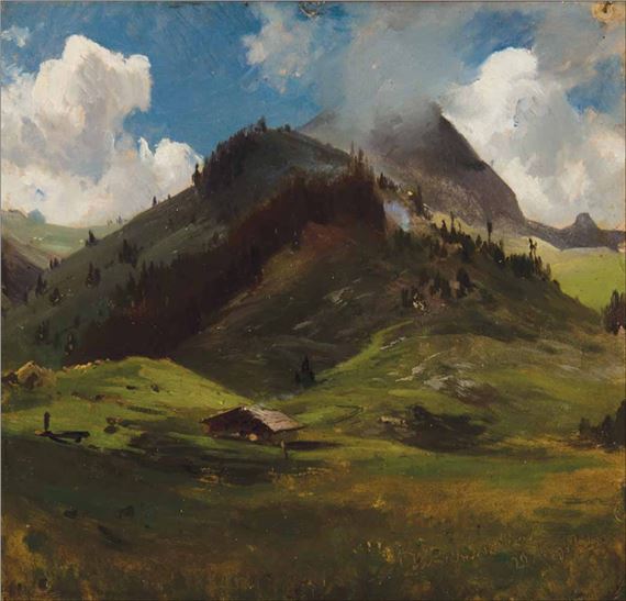 Cabin in South Sierra California by Albert Bierstadt, 20, Aug, 72