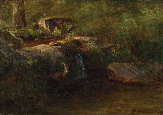Deer in the White Mountains by Albert Bierstadt