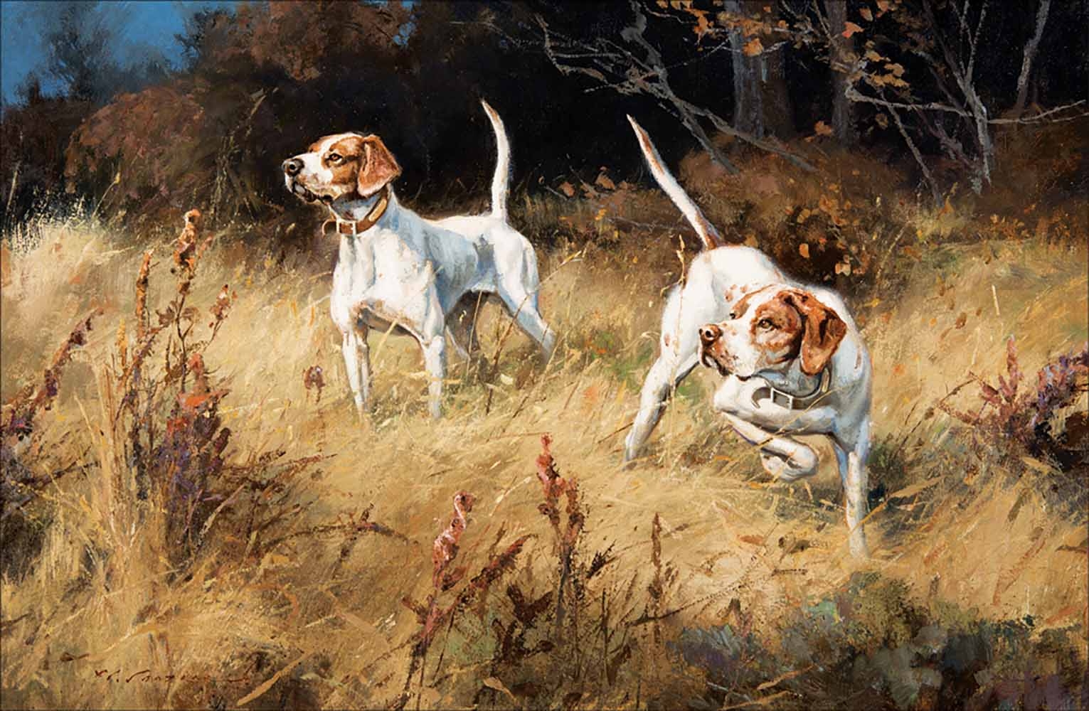 Artwork by Luke Frazier, Evening Magic, Made of Oil on board