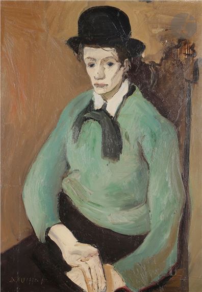 Clown with a bowler hat by Gabriel Dauchot