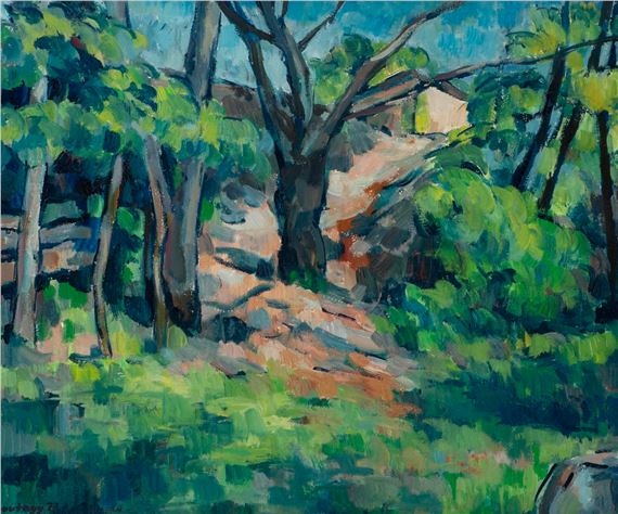 Le chemin rose à Buchillon by Henri Pilet / Boutagy, 1978