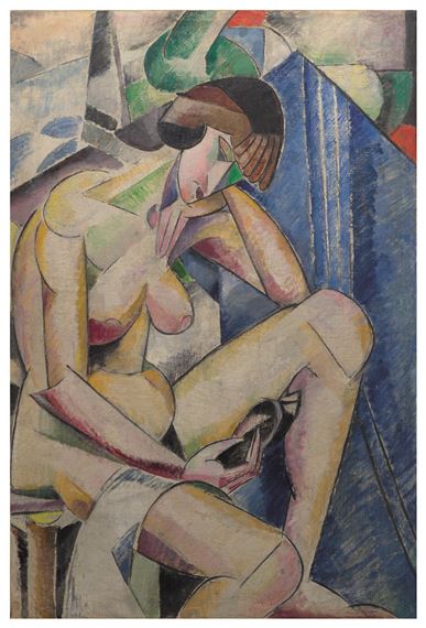 Nu by Marie Vassilieff, circa 1915