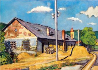 Detail of Nagybánya (Baia Mare) - Margit Muzslai Kampis