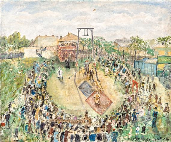 Traveling circus - Jenő Rózsahegyi