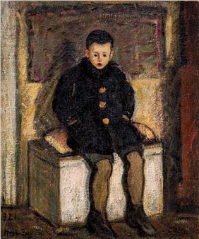 Boy before departure - Ernő Hrabéczy