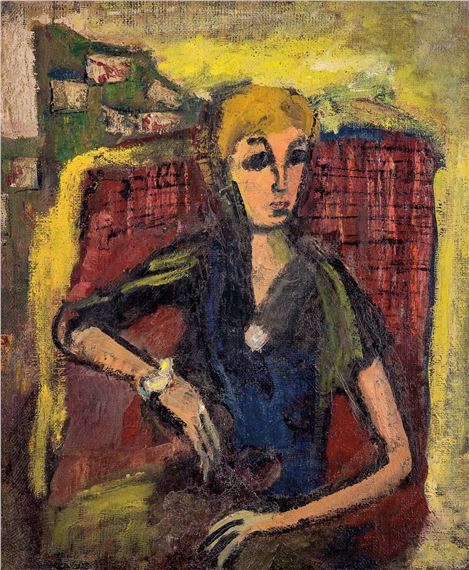 Portrait of a lady by Hungarian School, 20th Century