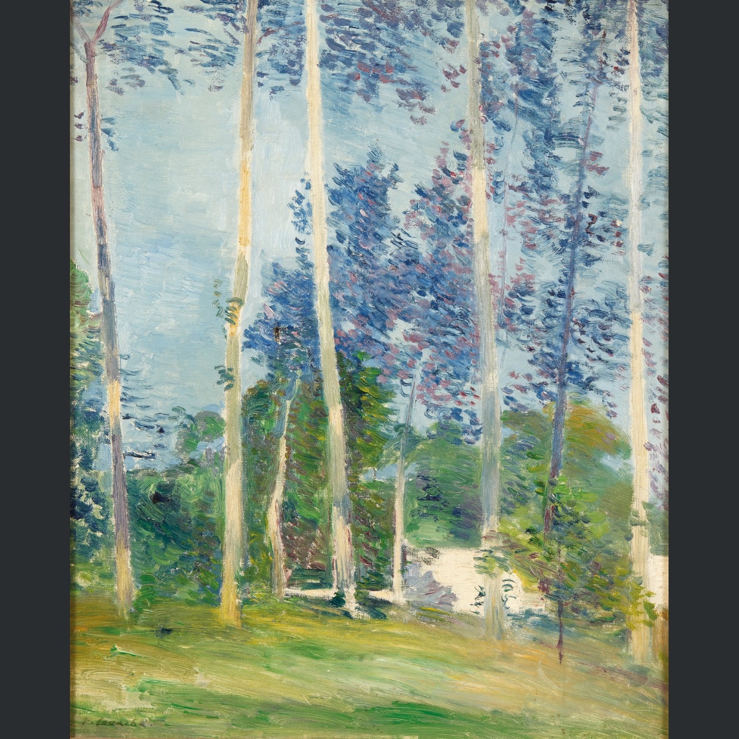 Artwork by Félix Courché, La Neuville-en-Lez, Made of Oil on canvas