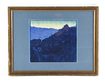 Italian scene of Subiaco in Italy - Edith Hope