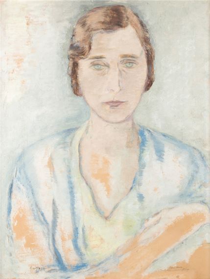 Portret Leny by Leopold Gottlieb