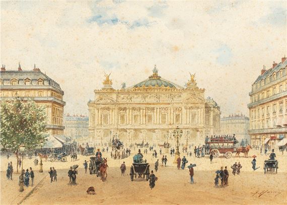 The Place de l'Opéra, Paris by Alexandre Homo