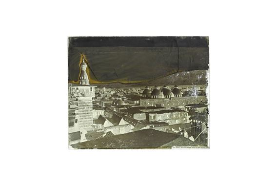 DAMASCUS, CHRISTIAN QUARTER RUINED IN 1860 by Félix Bonfils, 1867-1875