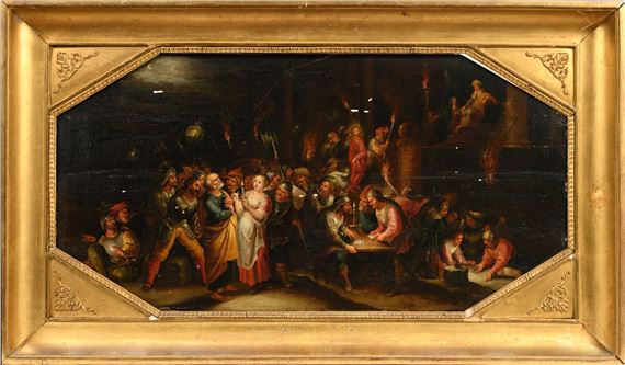 Christ before Pilate by Gaspard van Den Hoecke