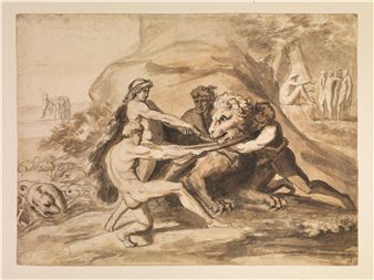 FIGHT WITH A LION - Arcangelo Michele Migliarini