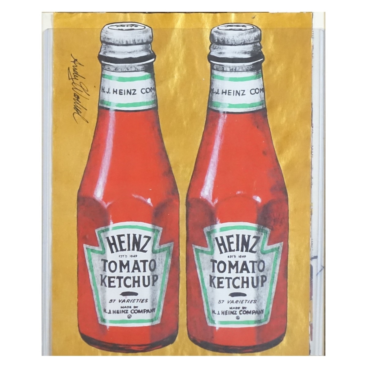 Andy Warhol Heinz Ketchup Bottles MutualArt