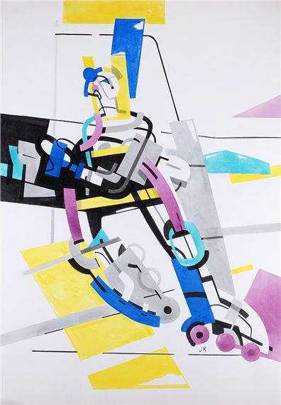 Hockey on roller skates by Jan Rýz