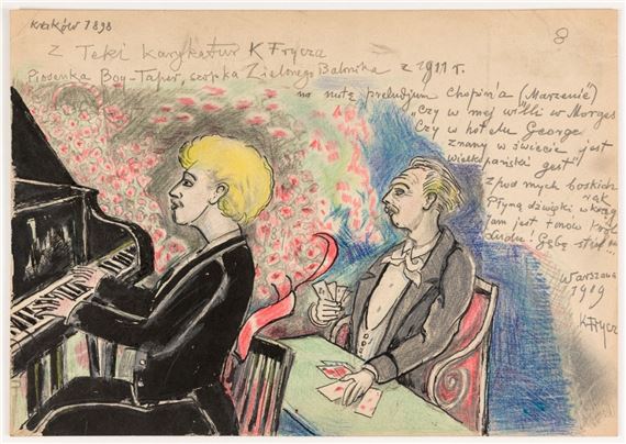 Stanisław Sierosławski by Karol Frycz, 1919