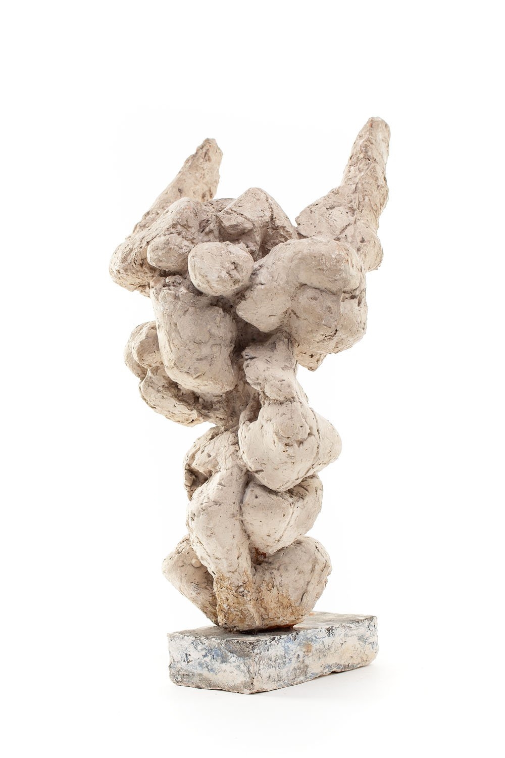 Artwork by Wanda Czelkowska, "Town", Made of plaster, cement