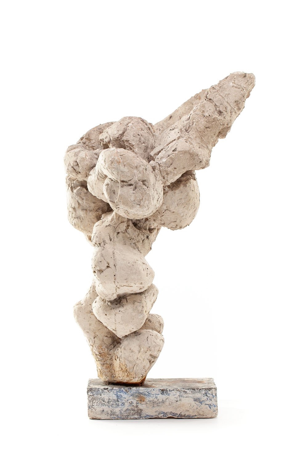 Artwork by Wanda Czelkowska, "Town", Made of plaster, cement