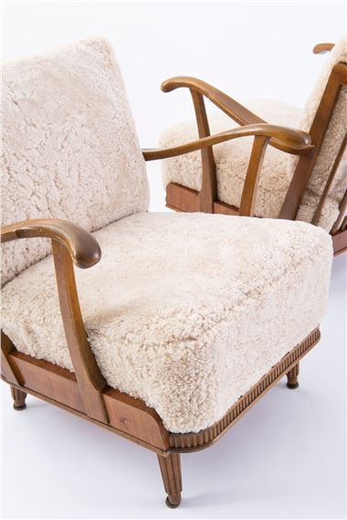 Paire de fauteuils by Svante Skogh, 1940