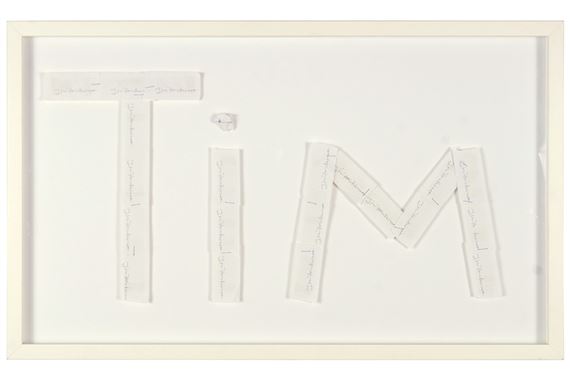 Tim Hawkinson | Tim: Autograph Collage | MutualArt