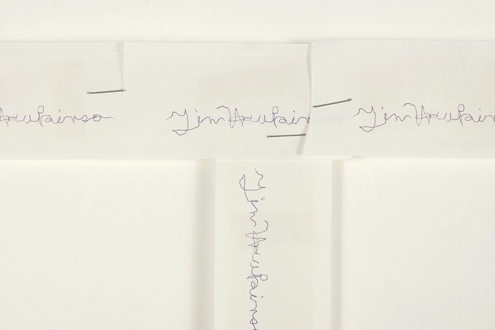 Tim Hawkinson | Tim: Autograph Collage | MutualArt