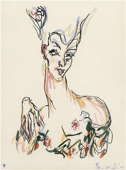 Zehn Lithographien zu Choderlos de Laclos' Liaisons Dangereuses - Götz Seckendorff